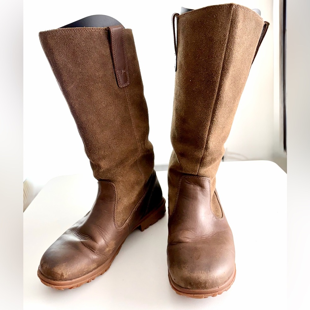 Bogs Bobby Tall - Waterproof Leather - Suede Winter Boots  - Size 10